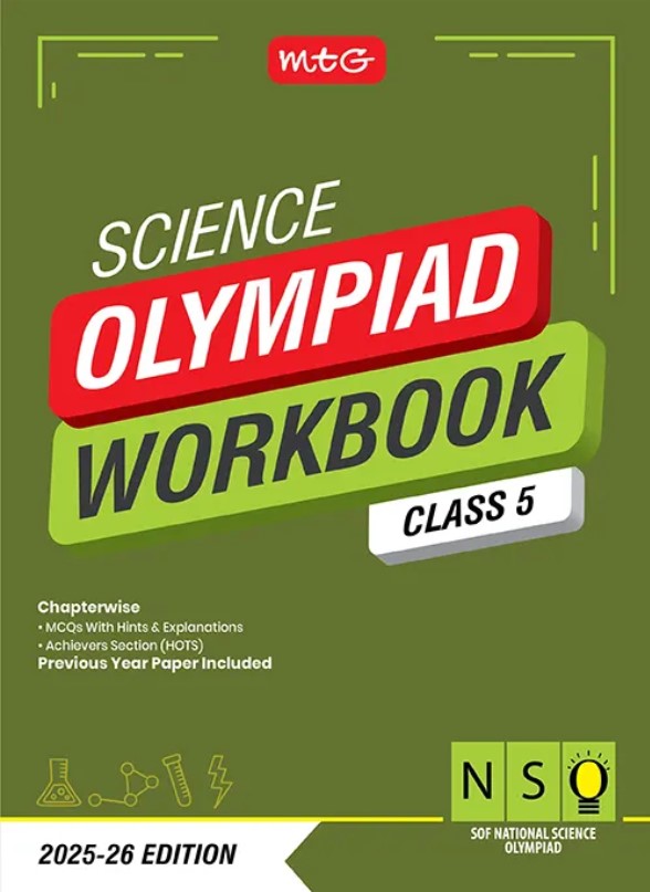 MTG National Science Olympiad (NSO) Workbook for Class 5 - SOF Olympiad Preparation Books | 2025-2026 Edition